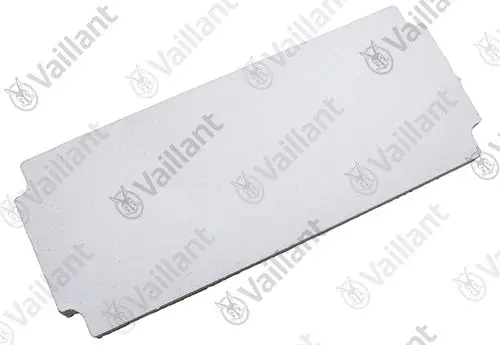 Vaillant Wärmedämmung in rechteckiger Form, gefertigt aus isolierendem Material, ohne sichtbare Maße oder spezifische Artikelnummer.